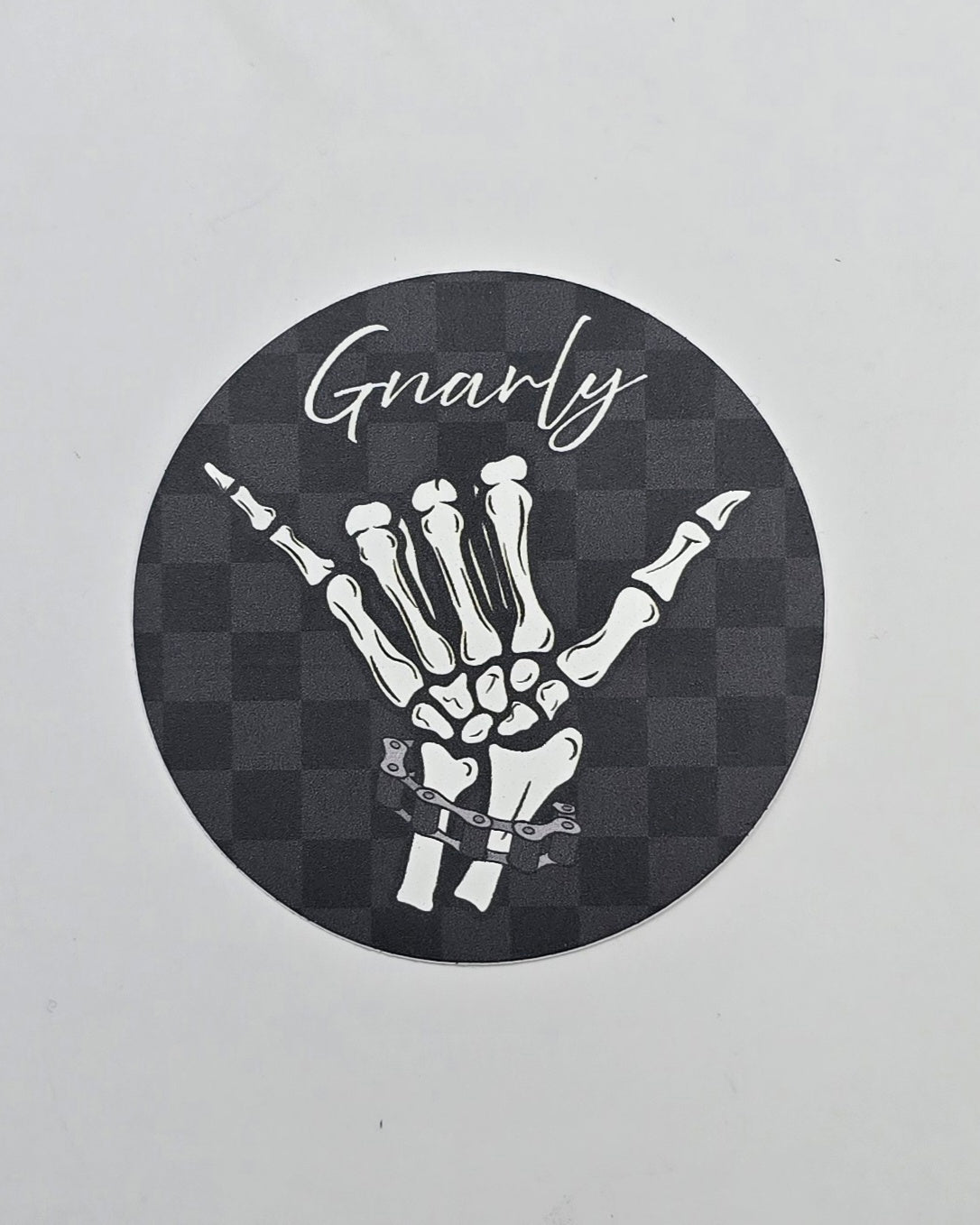 Gnarly Round Sticker