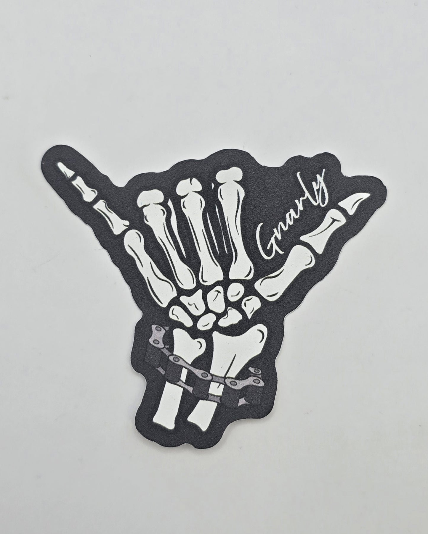 Gnarly Skeleton Stiker