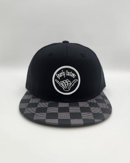 Gnarly Customs Patch Hat (Checkered)