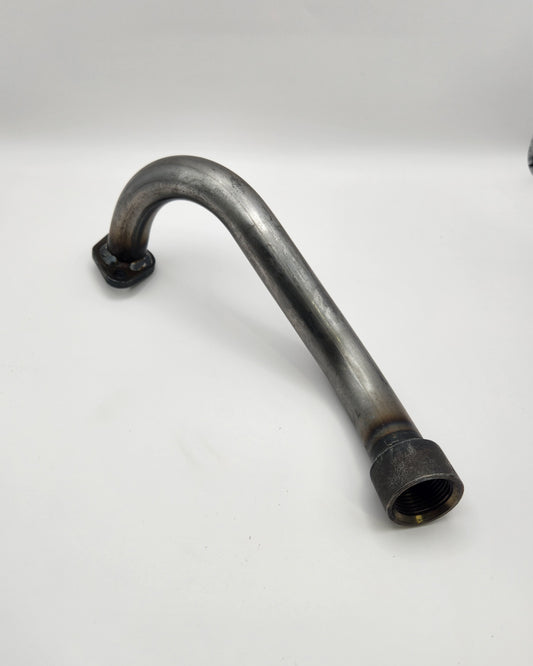 Center Outlet Mini Bike Header- Pipe Only