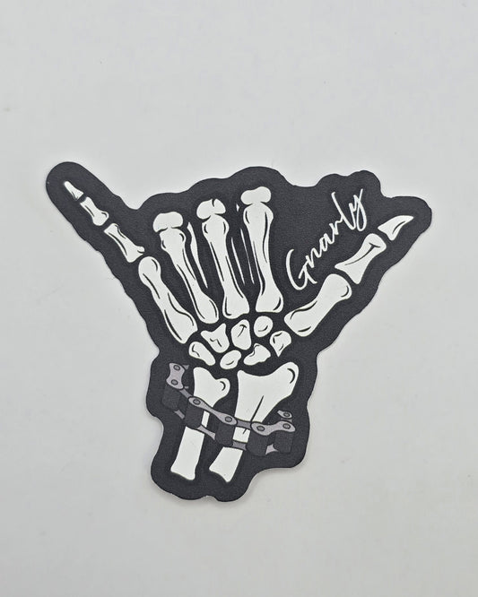 Gnarly Skeleton Stiker