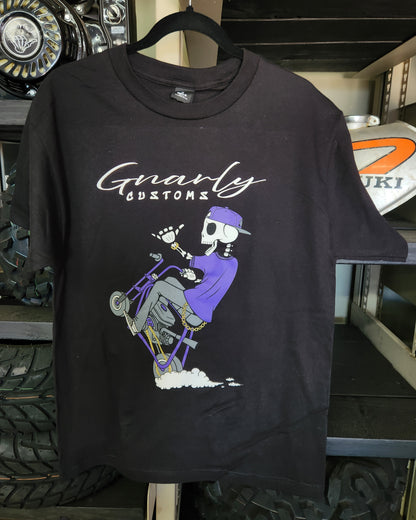 Dude Doing Wheelie Colored Tee