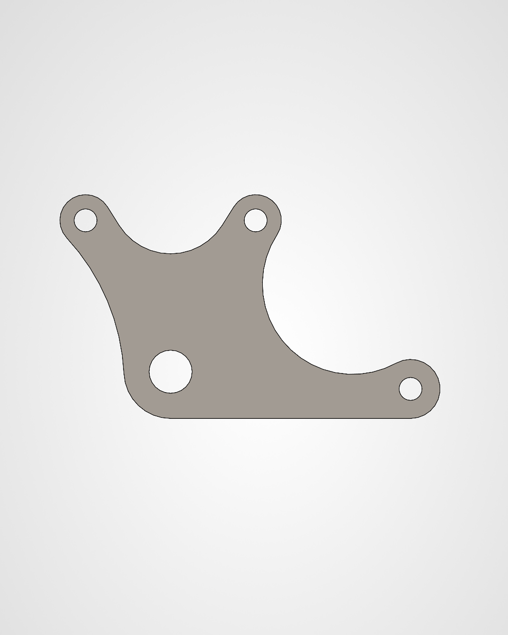 Disk Brake Caliper Mount for Gnarly Stretch Tabs